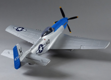 Warbird P-51D Mustang bleu PNP 750mm Derbee